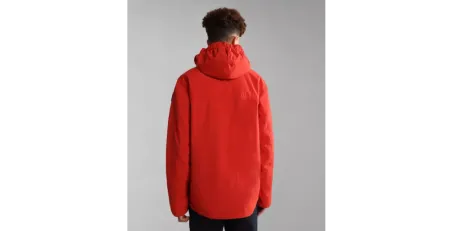 Giacca Bambino Napapijri K Rainforest Rosso