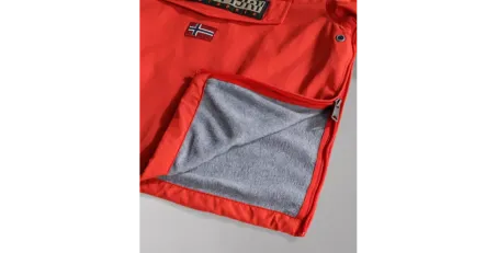 Giacca Bambino Napapijri K Rainforest Rosso