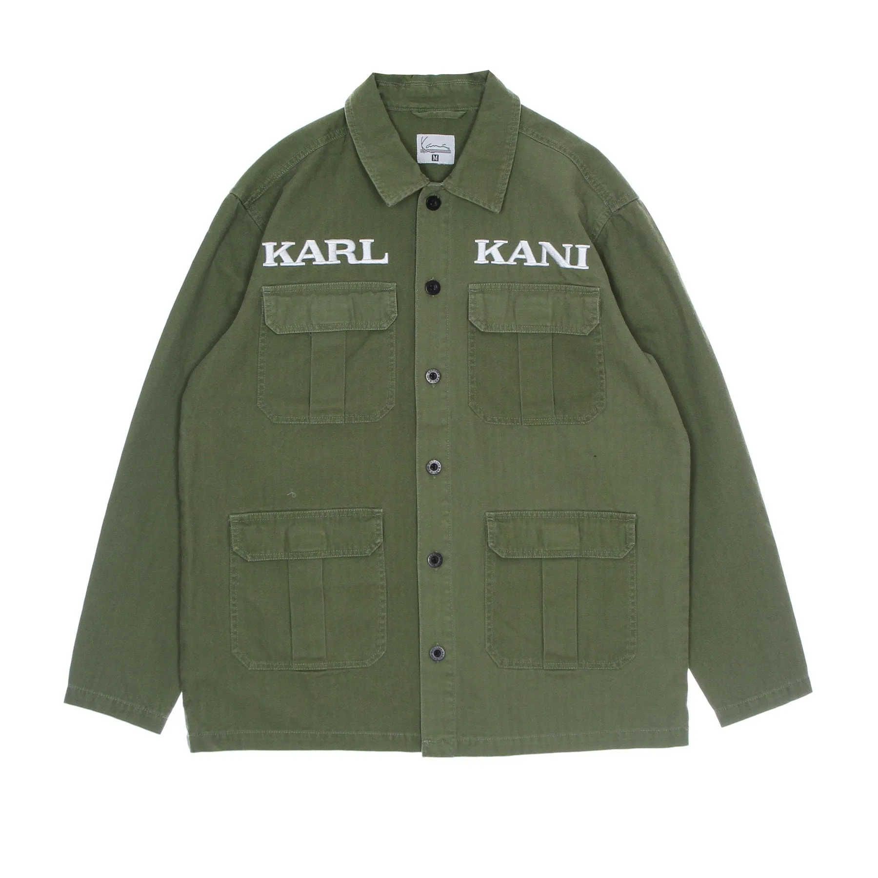 Giacca Coach Jacket Uomo Retro Washed Utility Shirt Jacket Dark Green