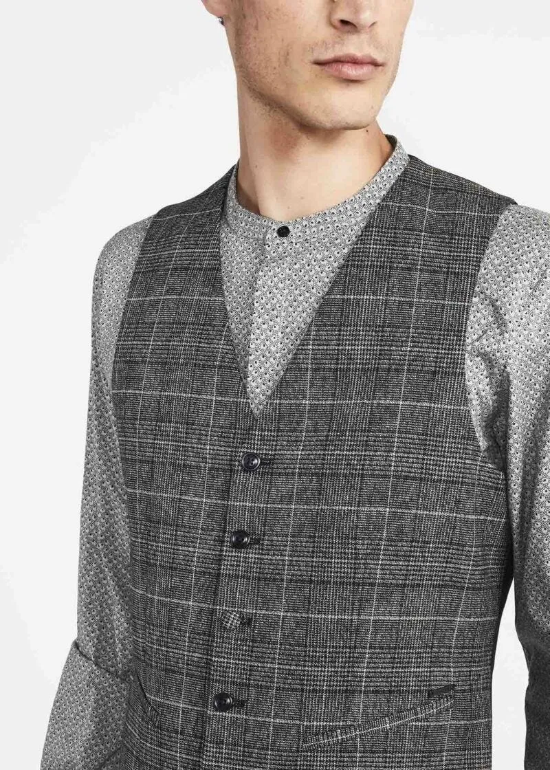 Gilet con motivo Principe di Galles
