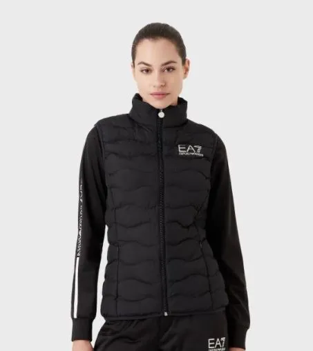 Gilet Donna Ea7 Emporio Armani 8NTQ08 TNF8Z 0200 Nero Oro