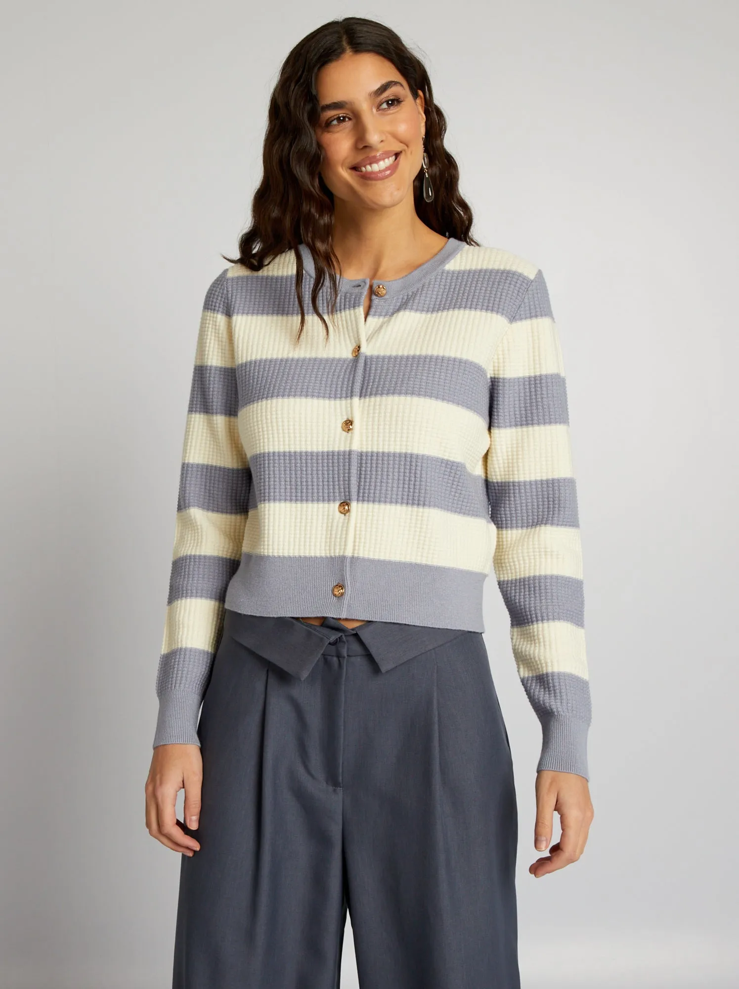 Gilet in maglia - BEIGE