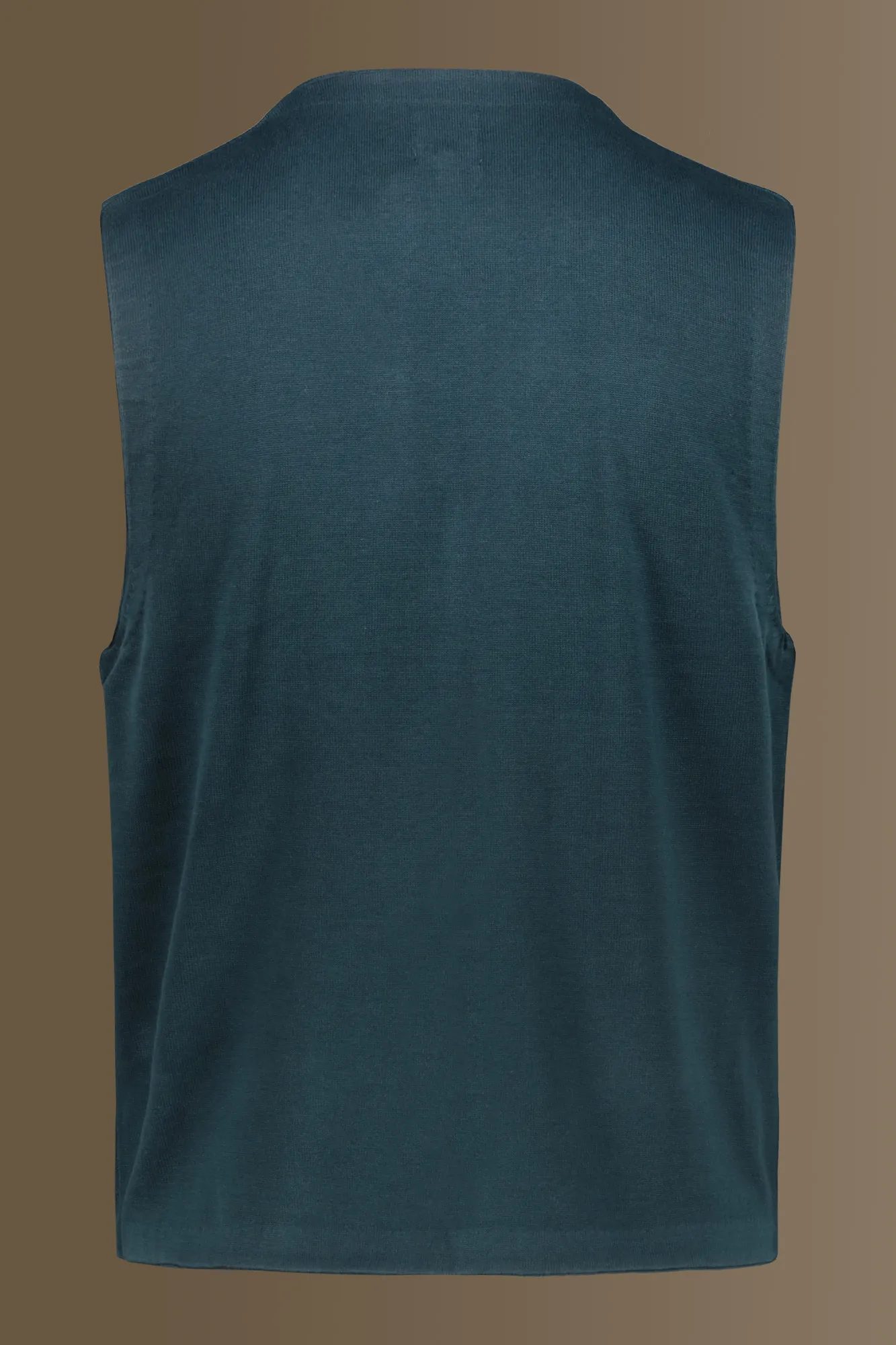 Gilet in maglia monopetto uomo puro cotone