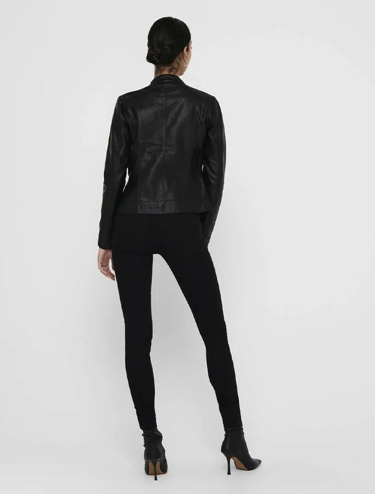 Giubbino Ecopelle Only - Black