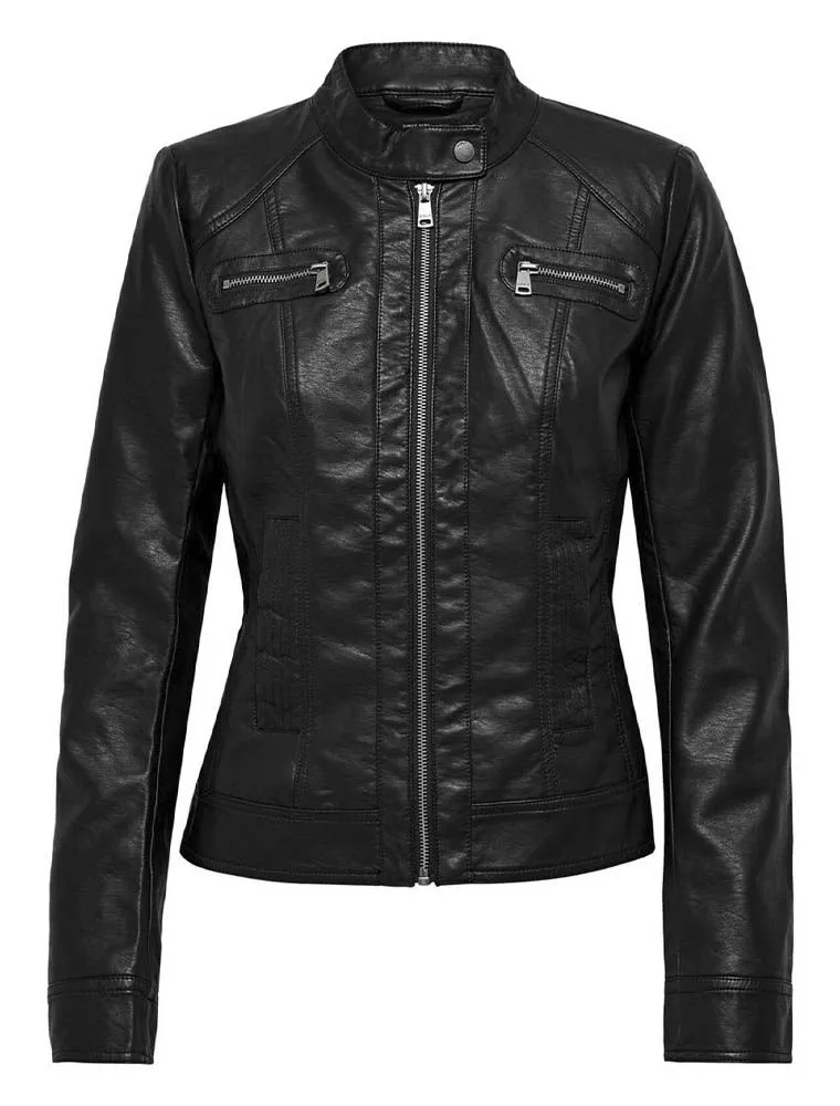 Giubbino Ecopelle Only - Black