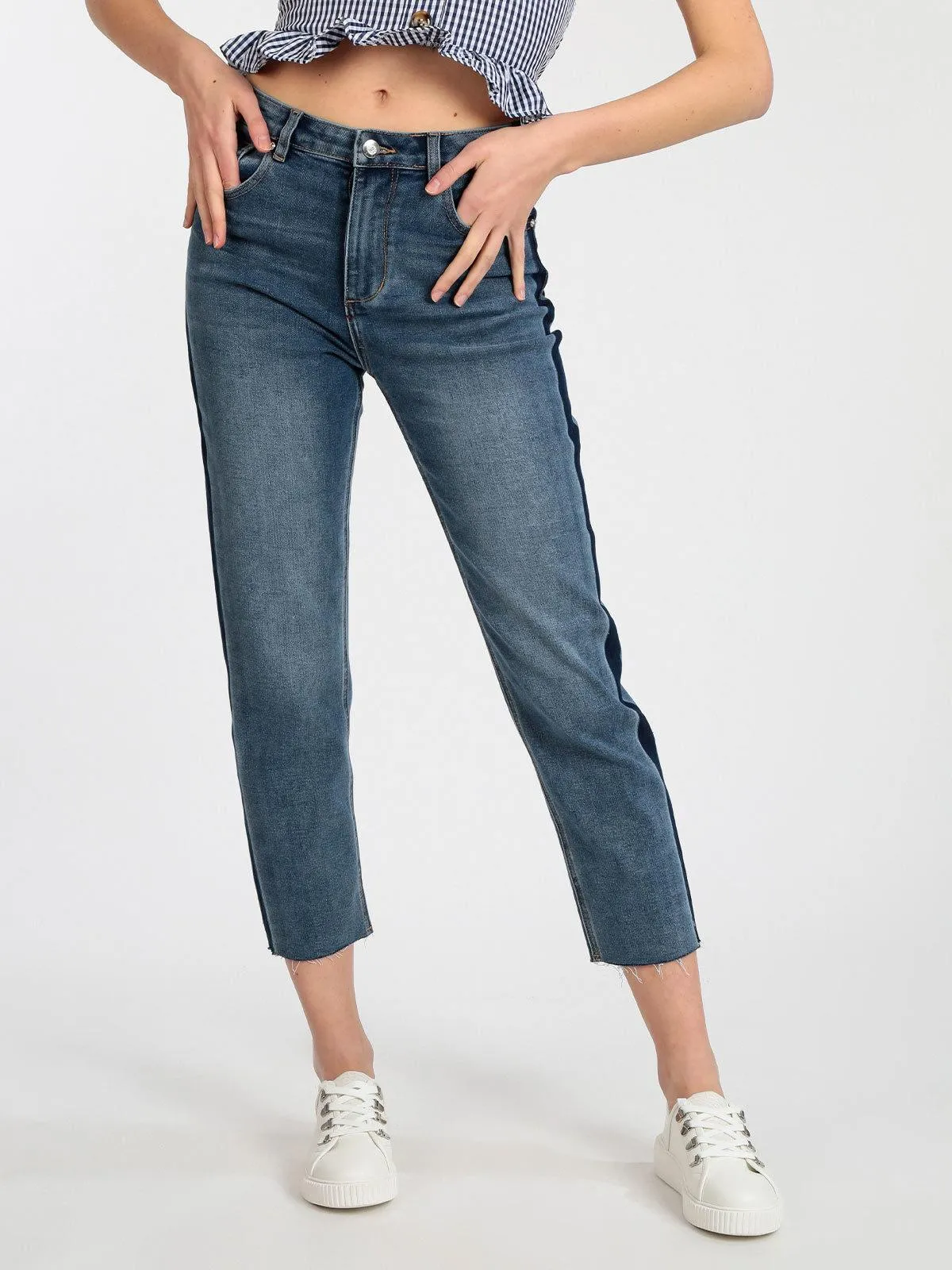 Griffai Jean femme mom fit