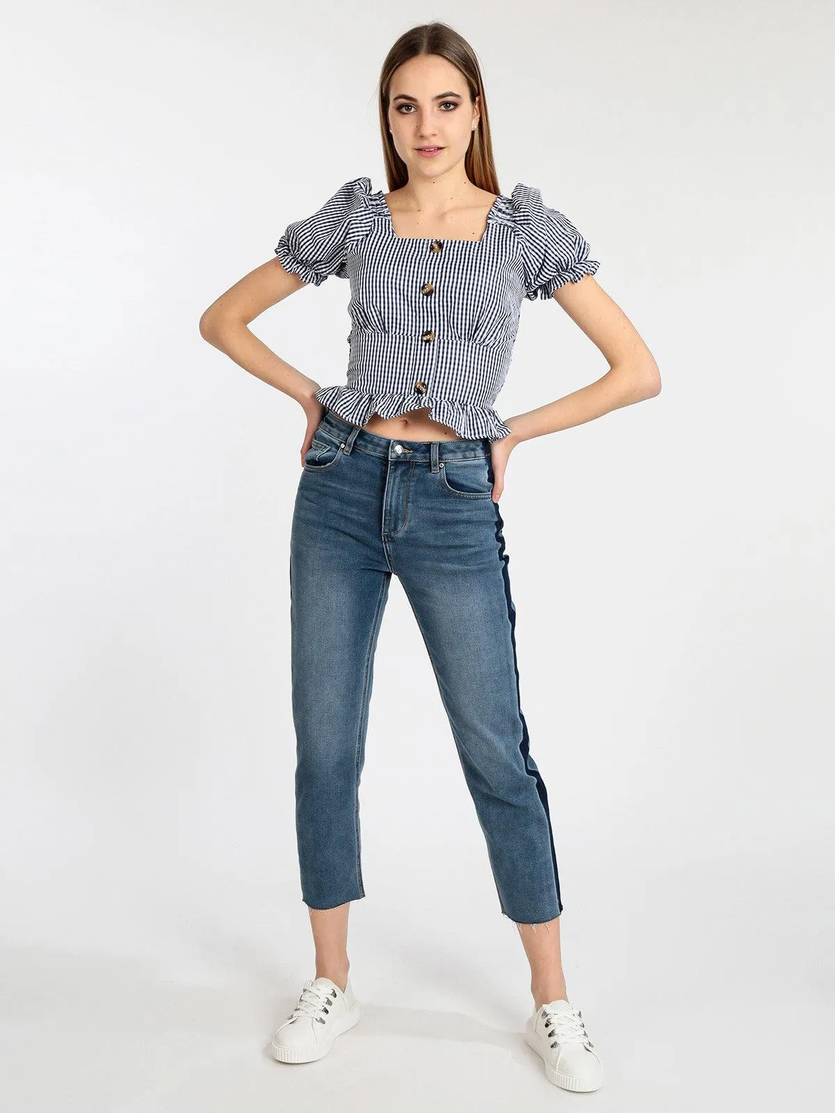 Griffai Jean femme mom fit