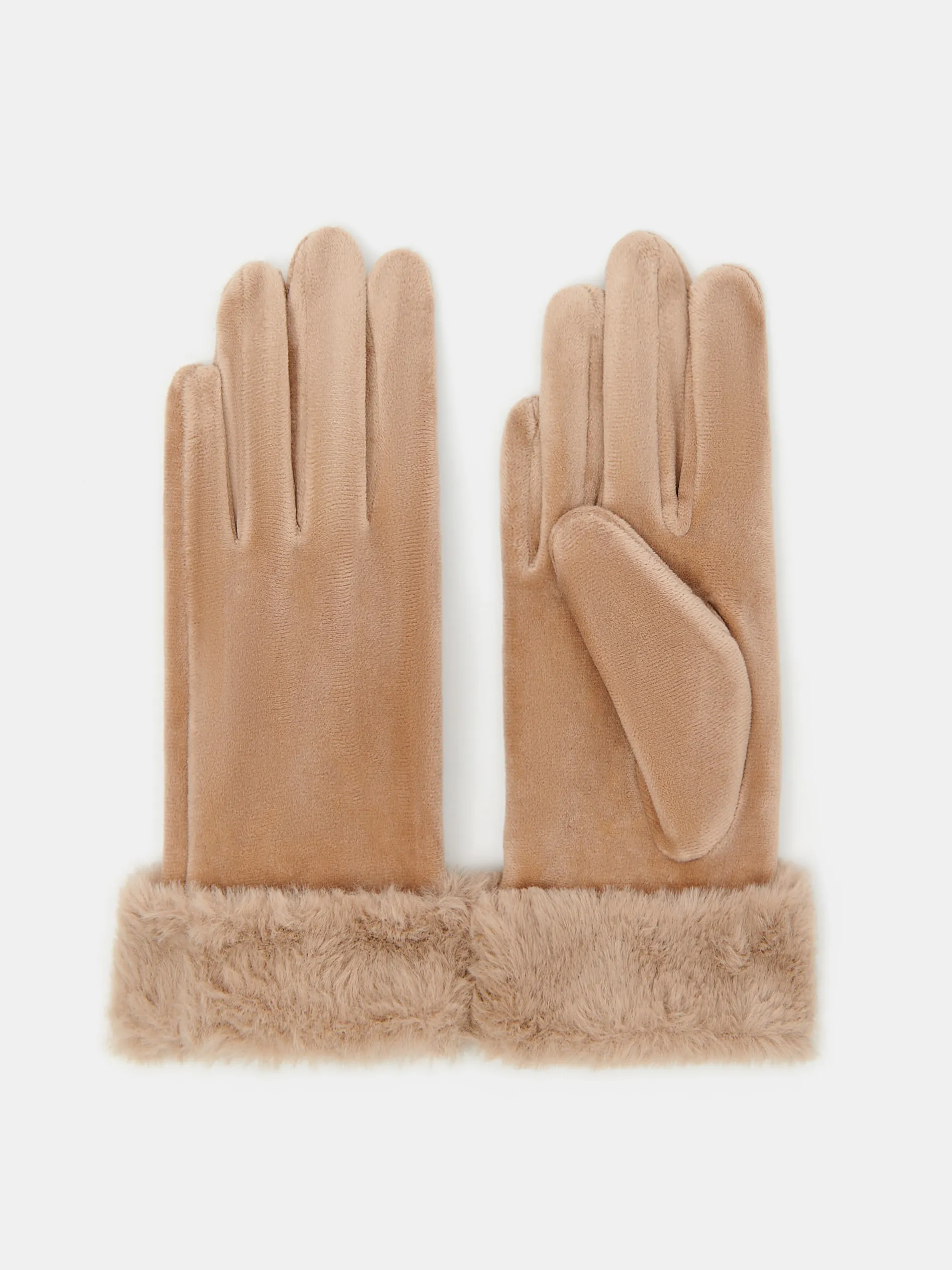 Guanti in eco-pelliccia
