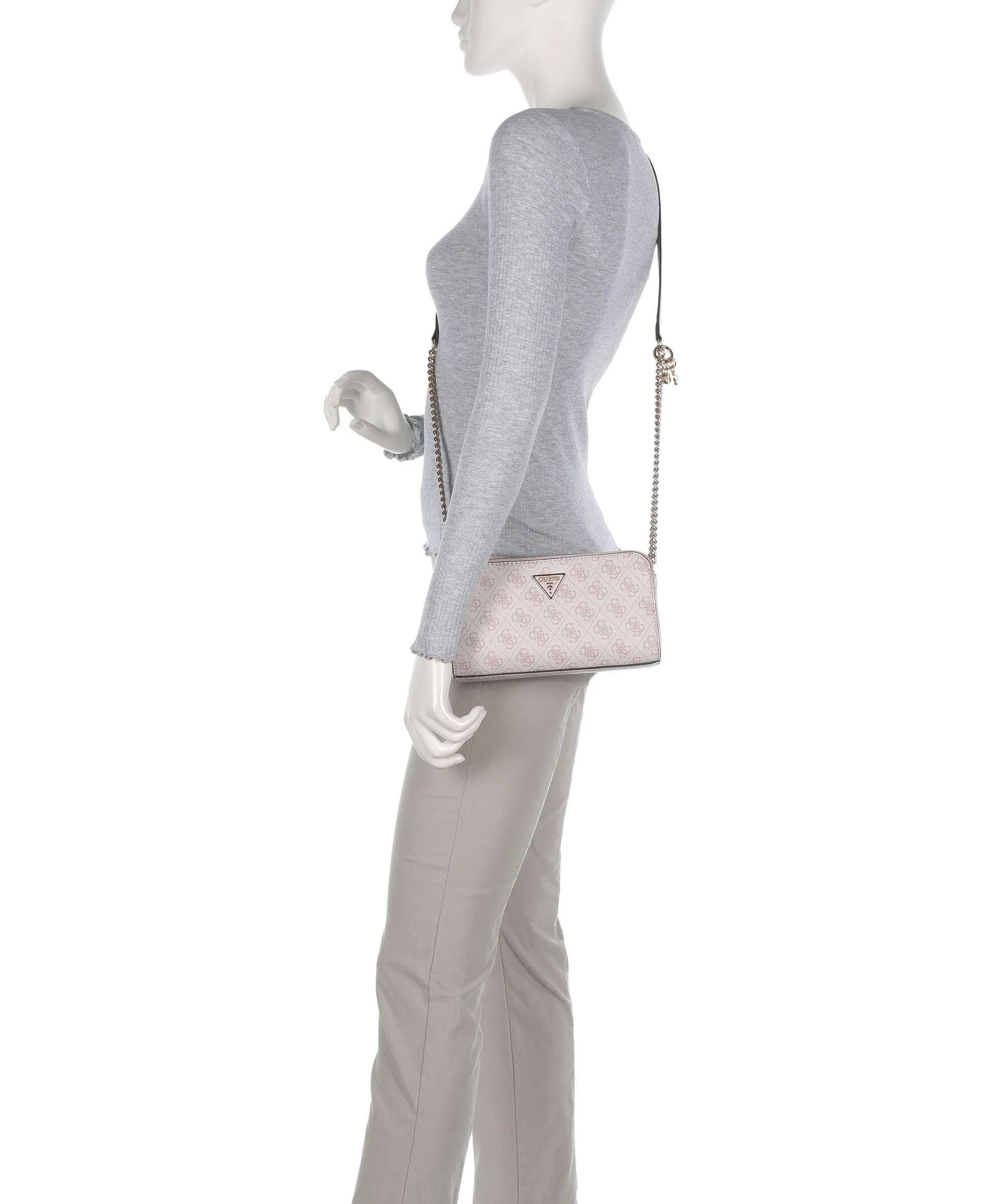  Guess Erica Eco Borsa a tracolla pelle sintetica rosa  