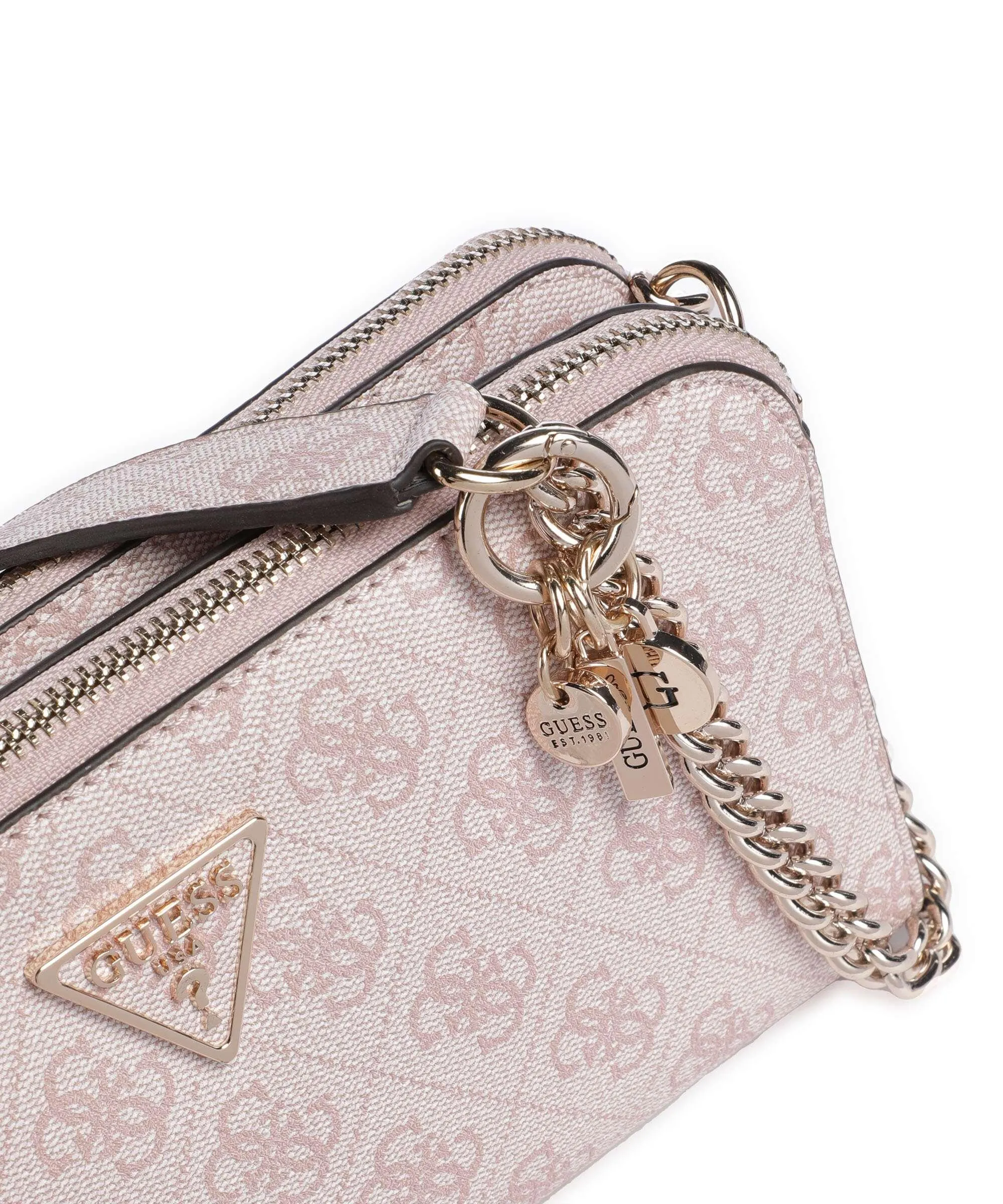  Guess Erica Eco Borsa a tracolla pelle sintetica rosa  
