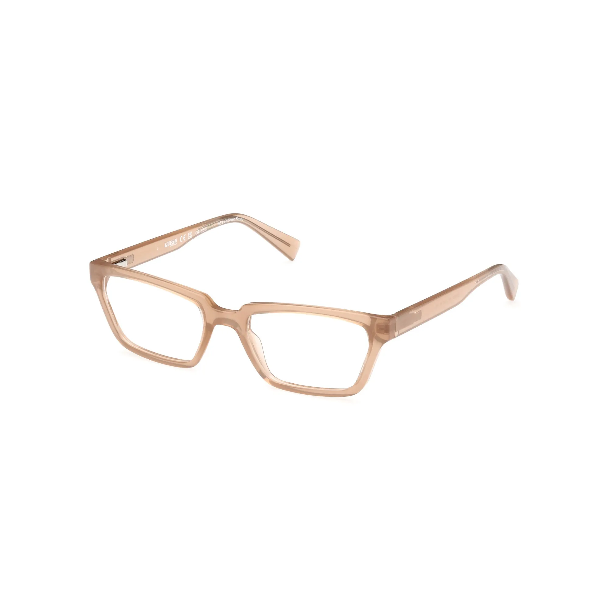   Guess GU 8280 - 057 Beige Lucido | Occhiale Da Vista Unisex 
