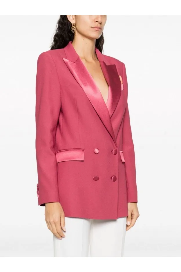 Hebe Studio Blazer doppiopetto con revers a lancia