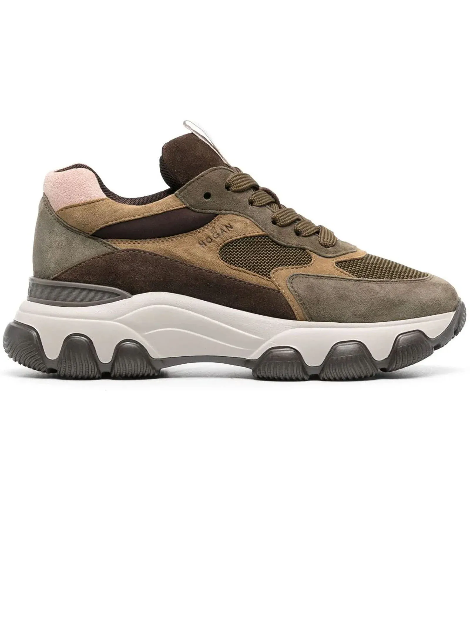 HOGAN Calzature,Sneakers Sneakers Hogan Hyperactive Verde Marrone Rosa 