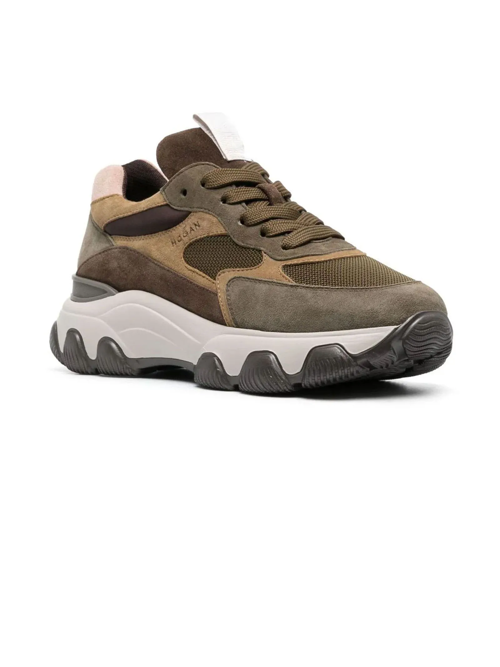 HOGAN Calzature,Sneakers Sneakers Hogan Hyperactive Verde Marrone Rosa 