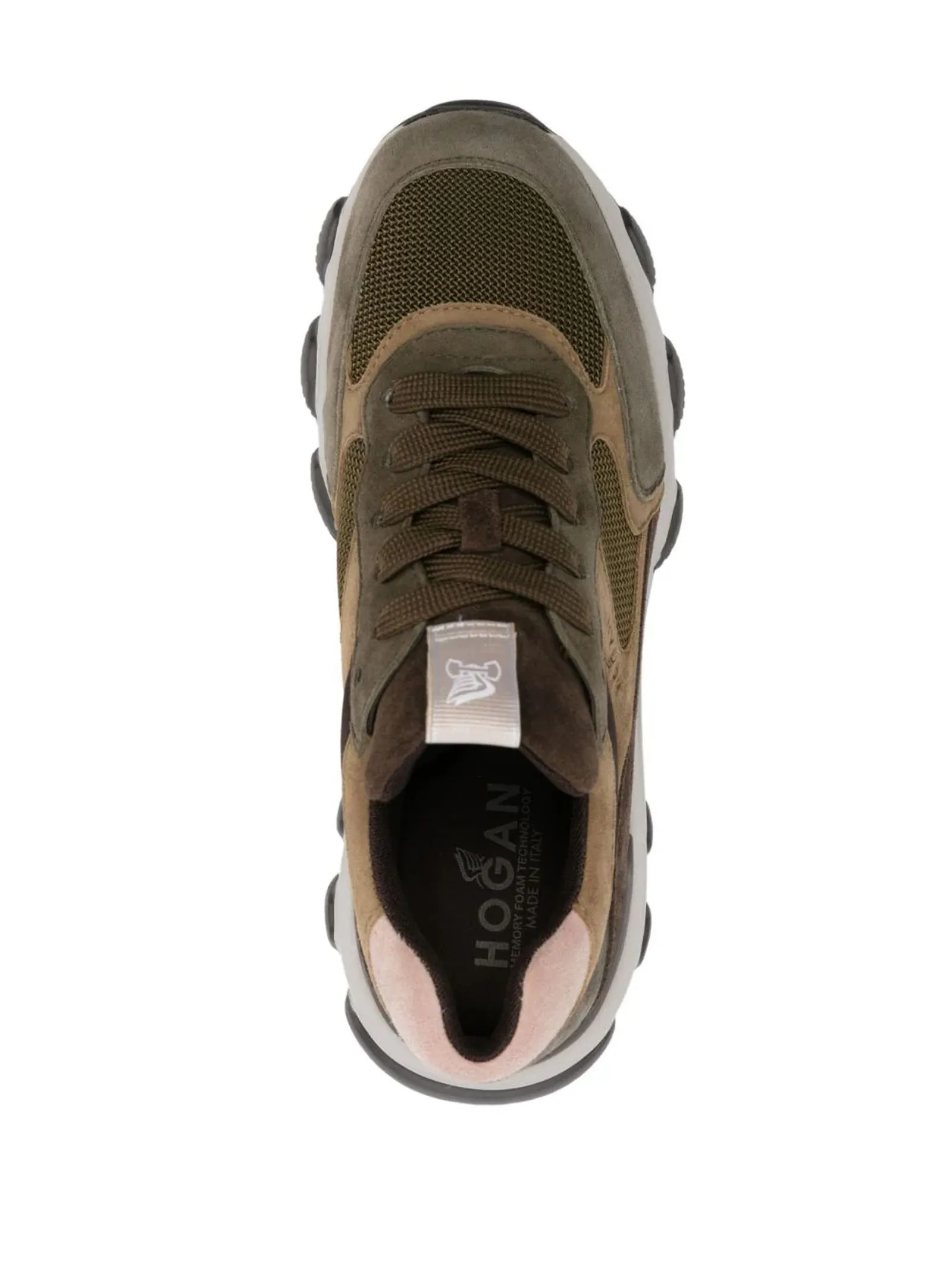 HOGAN Calzature,Sneakers Sneakers Hogan Hyperactive Verde Marrone Rosa 