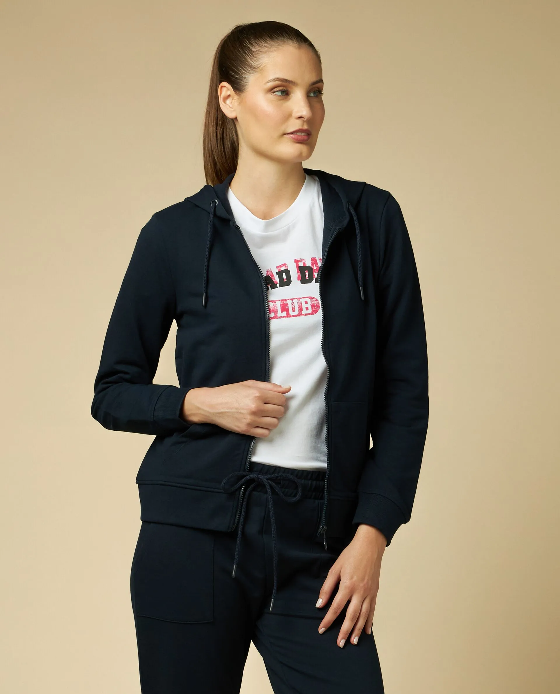 HOLISTIC  Felpa full zip donna