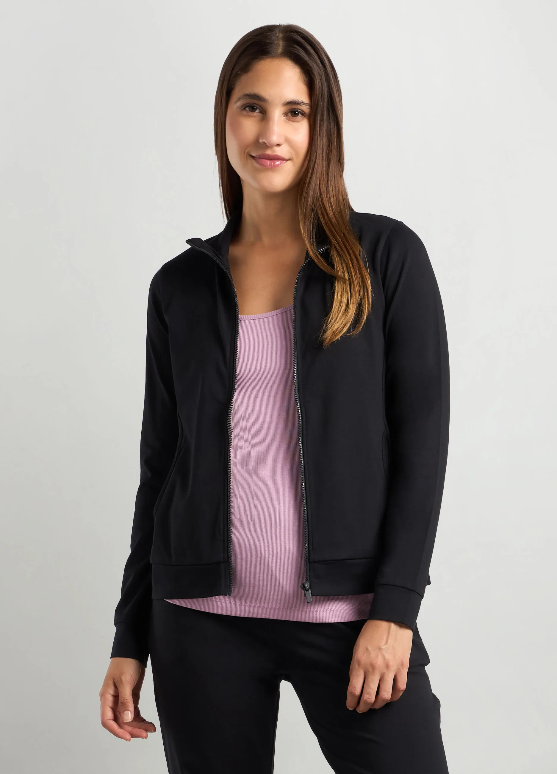 HOLISTIC  Felpa in cotone stretch fitness donna