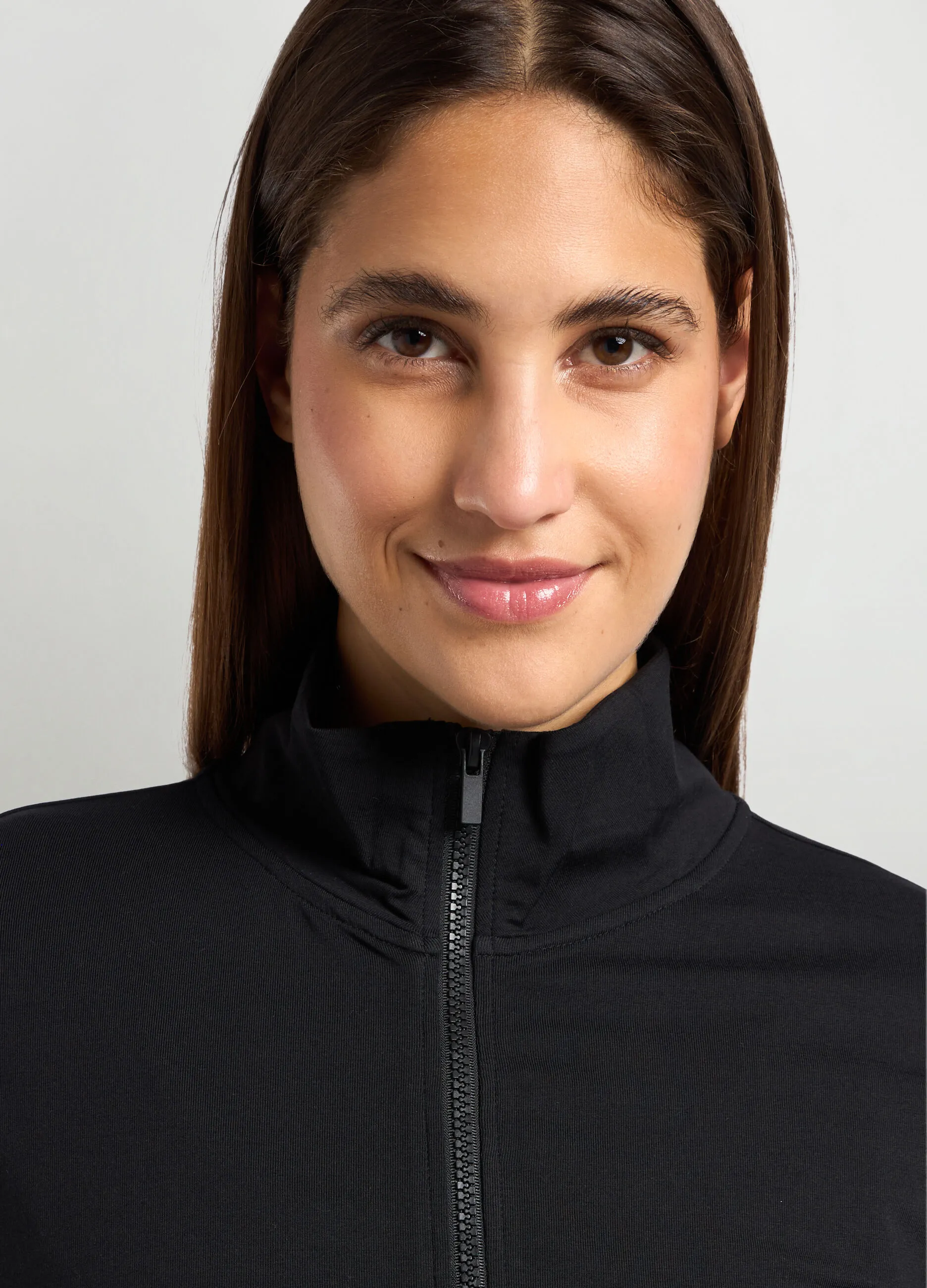HOLISTIC  Felpa in cotone stretch fitness donna