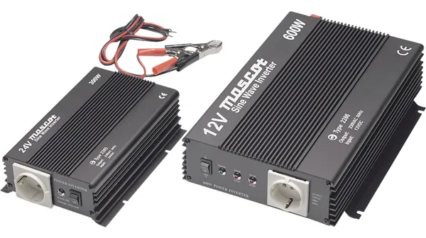 Inverter di potenza Mascot, ingresso 10 → 15V cc, uscita 230V, 300W