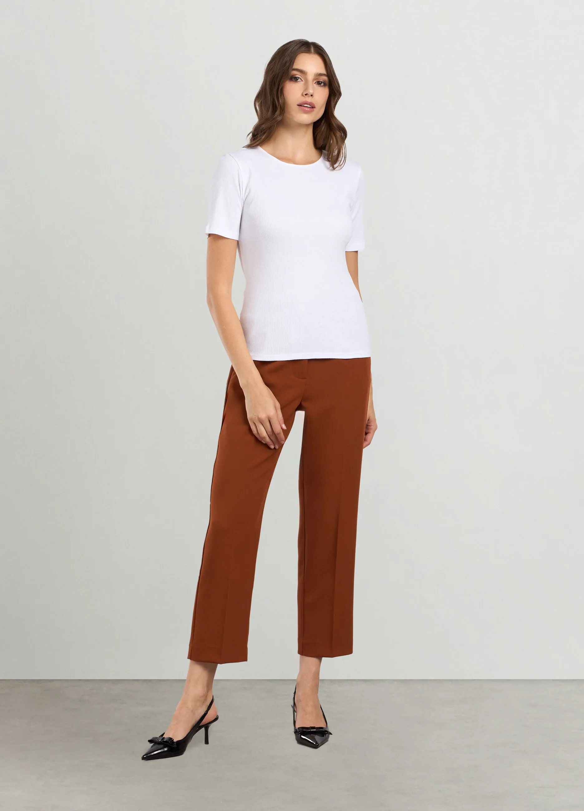 IWIE  Treggings in misto viscosa stretch donna