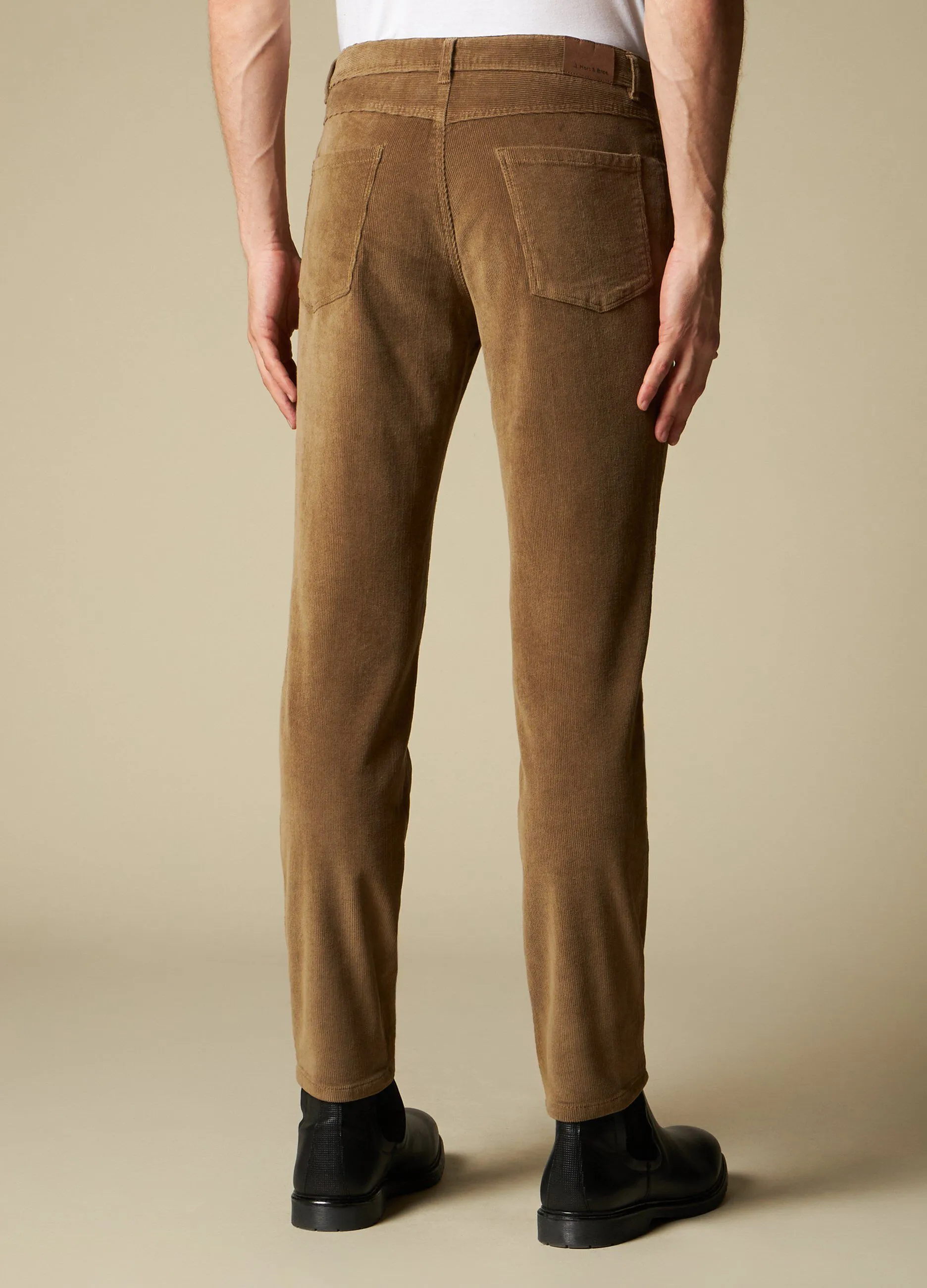 J. HART & BROS  Pantalone in costina di velluto uomo