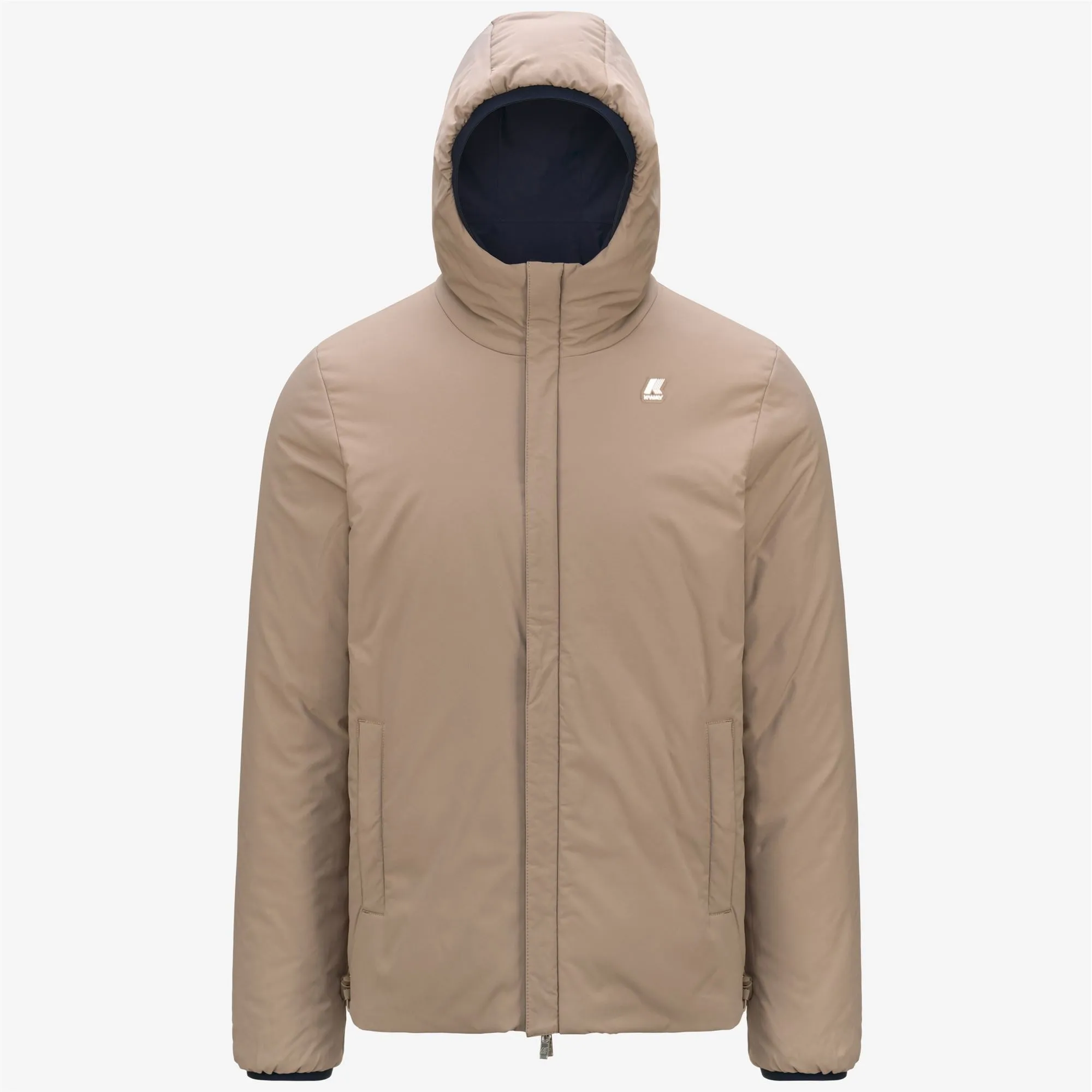 JACK ST WARM REVERSIBLE BLUE DEPTH-BEIGE TAUPE