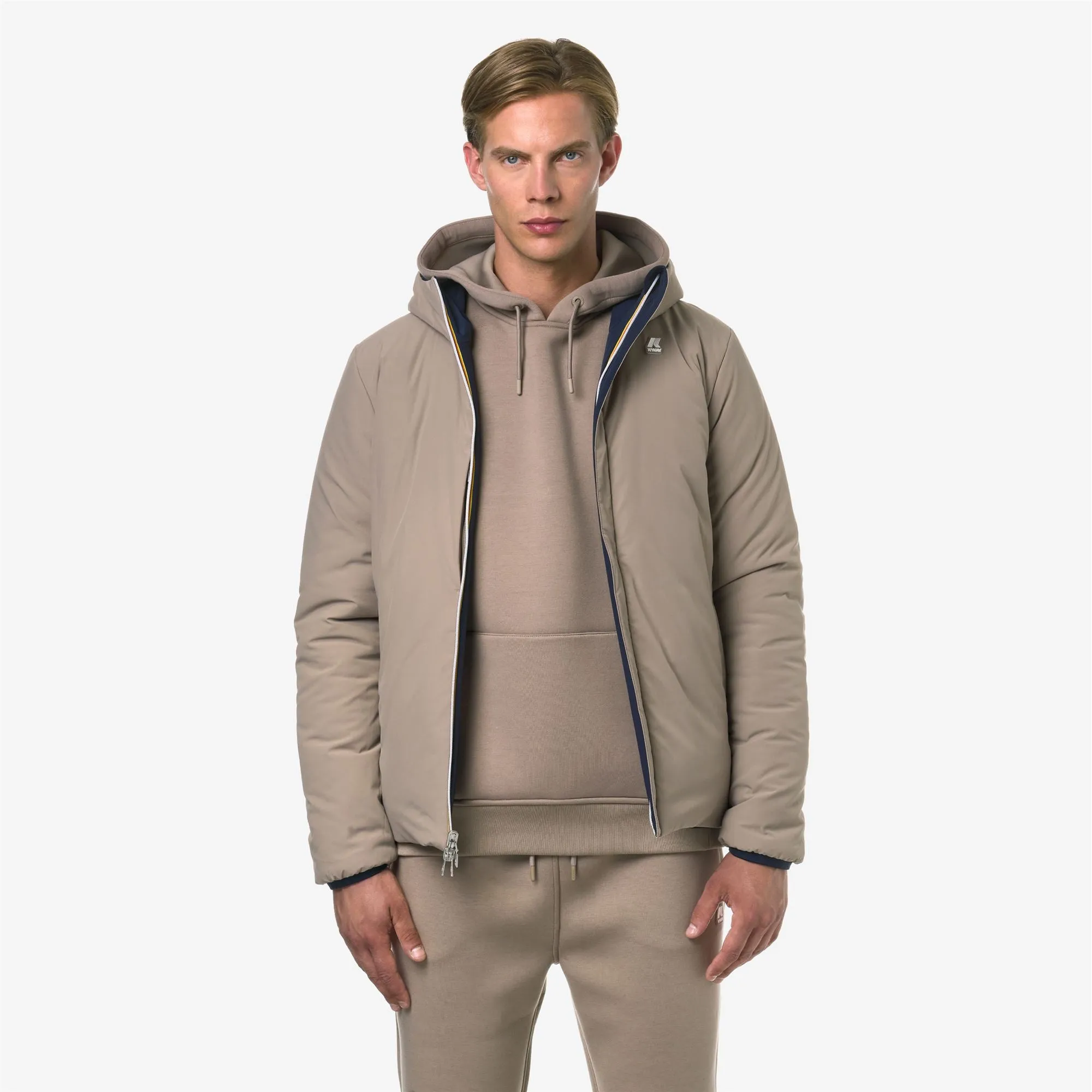 JACK ST WARM REVERSIBLE BLUE DEPTH-BEIGE TAUPE