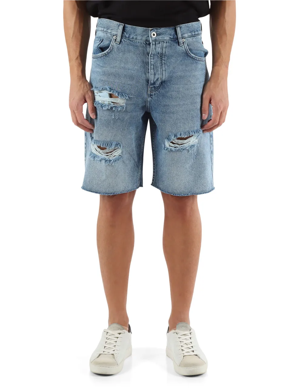 JEANS: Bermuda jeans cinque tasche KLJ Relaxed