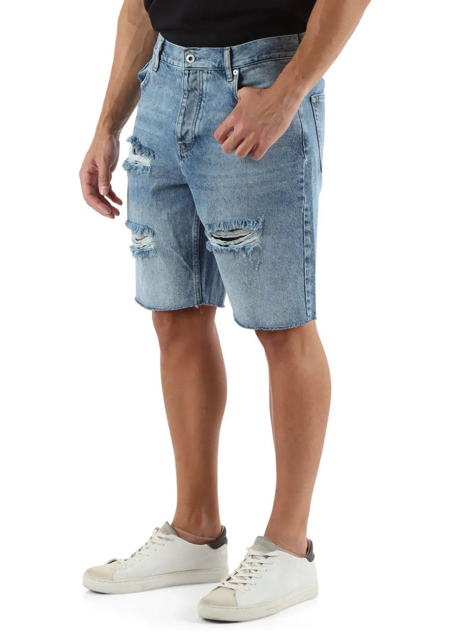 JEANS: Bermuda jeans cinque tasche KLJ Relaxed