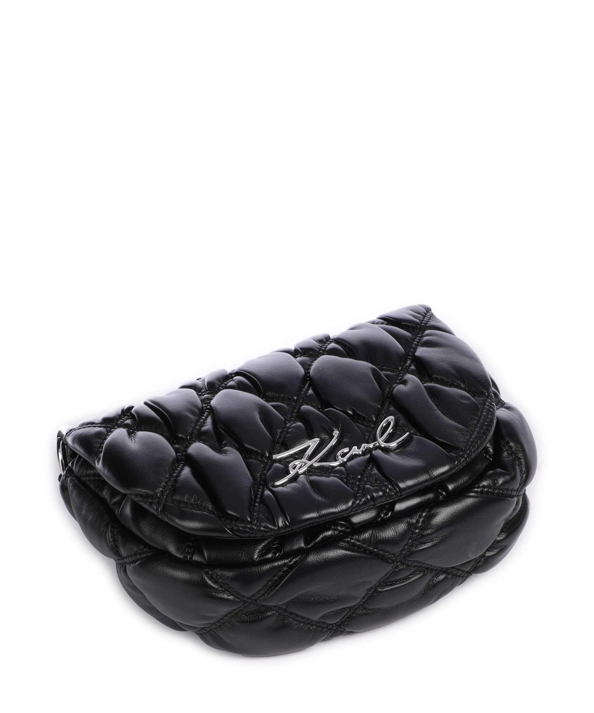  Karl Lagerfeld K/Signature Kuilt Borsa a tracolla pelle sintetica nero  
