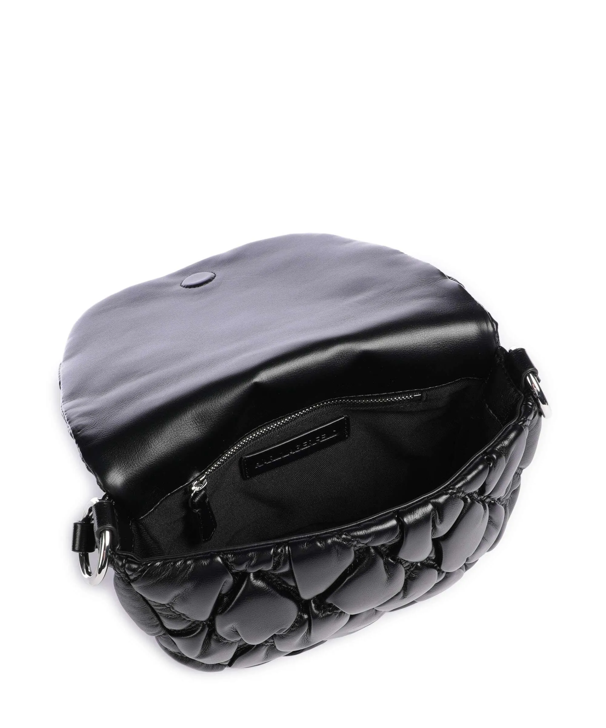  Karl Lagerfeld K/Signature Kuilt Borsa a tracolla pelle sintetica nero  