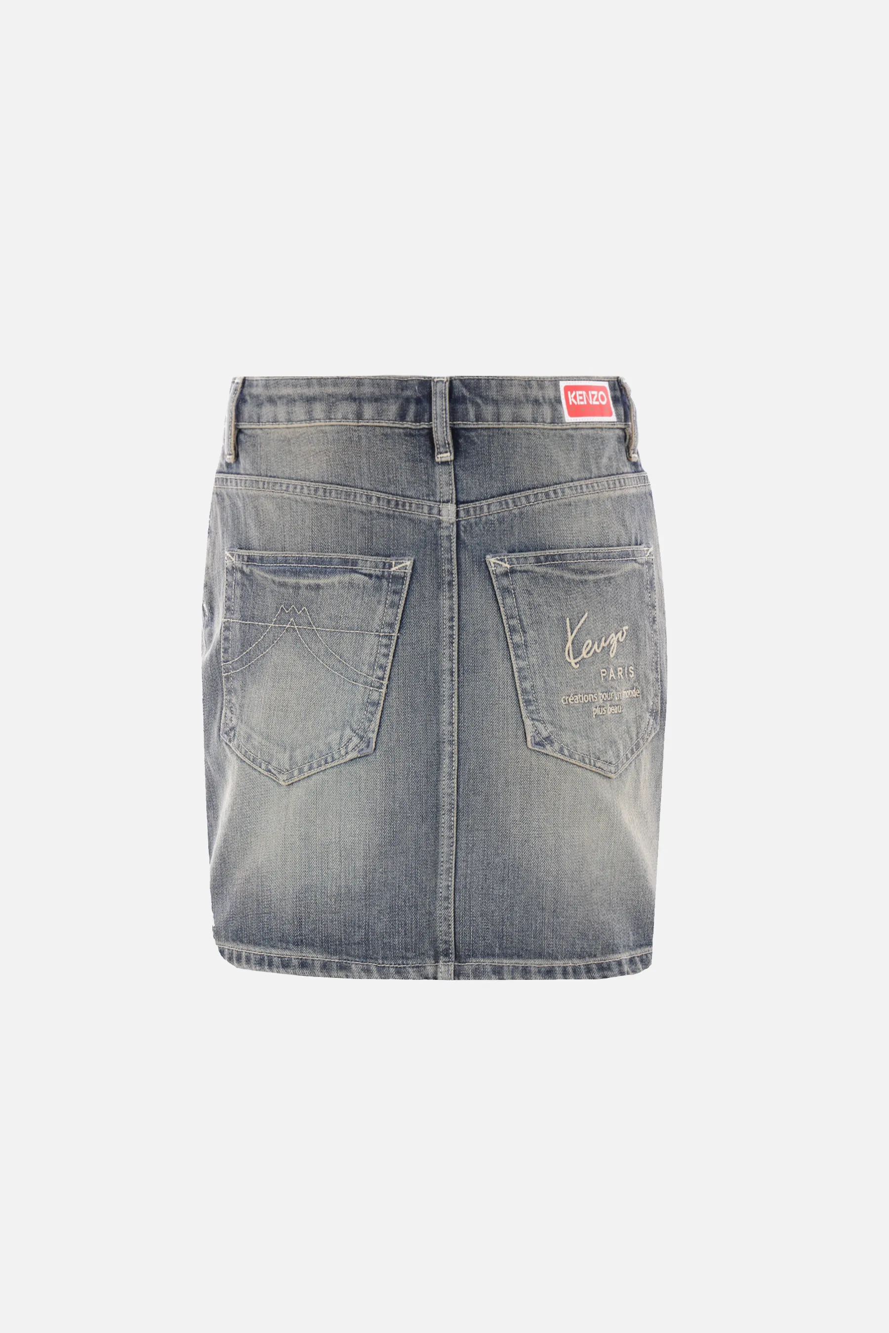  KENZO gonna in denim giapponese KENZO Archive 