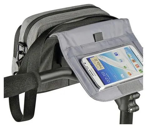 Klickfix Handlebar bag ''SMART BAG TOUCH'' Grey