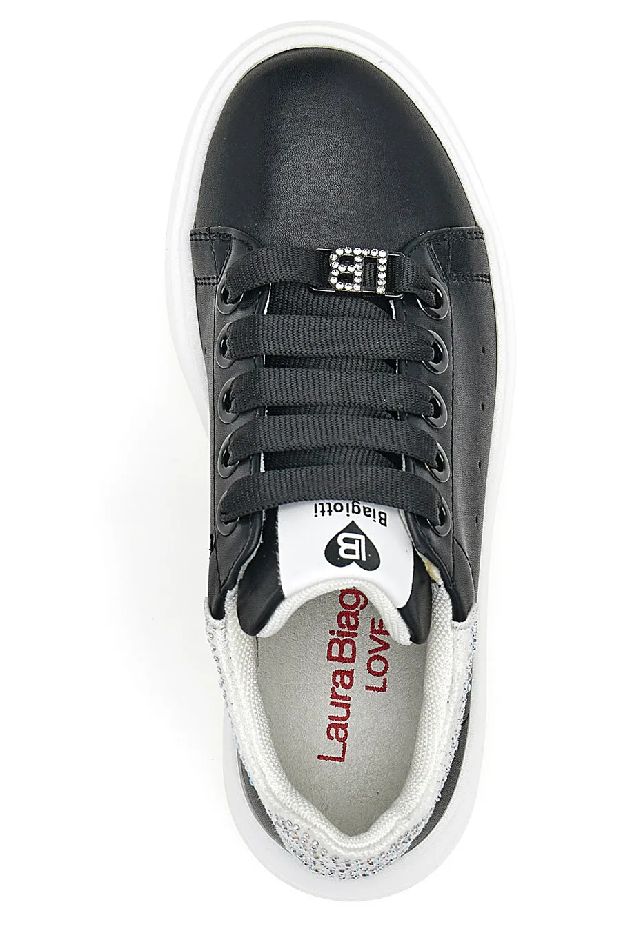  LAURA BIAGIOTTI Sneakers Laura Biagiotti 8360 Nere con Strass
