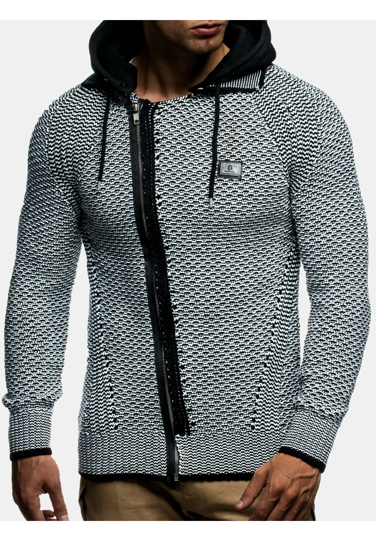 LEIF NELSON MIT ABNEHMBARER KAPUZE FÜR WINTER JACKE - Cardigan