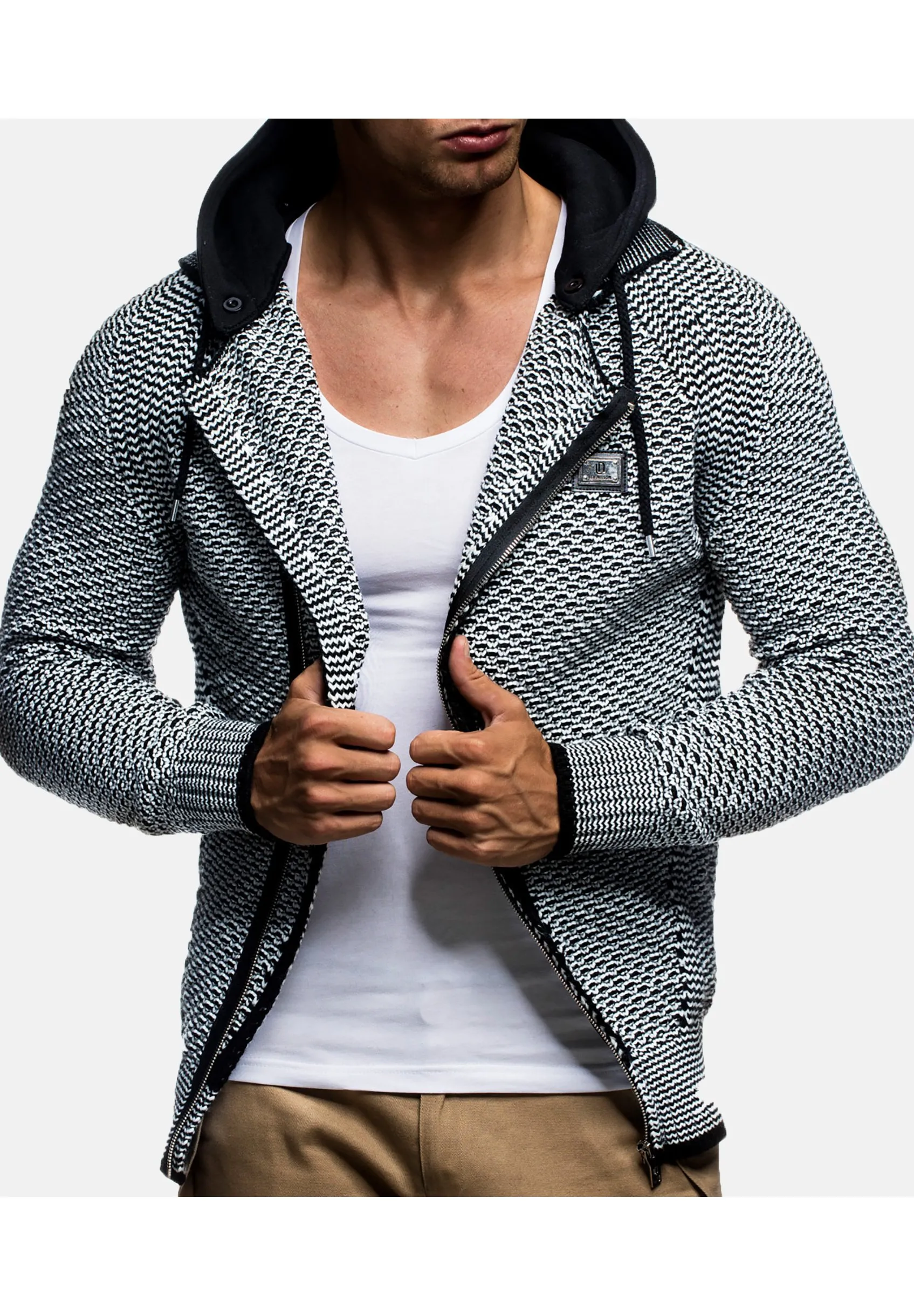 LEIF NELSON MIT ABNEHMBARER KAPUZE FÜR WINTER JACKE - Cardigan