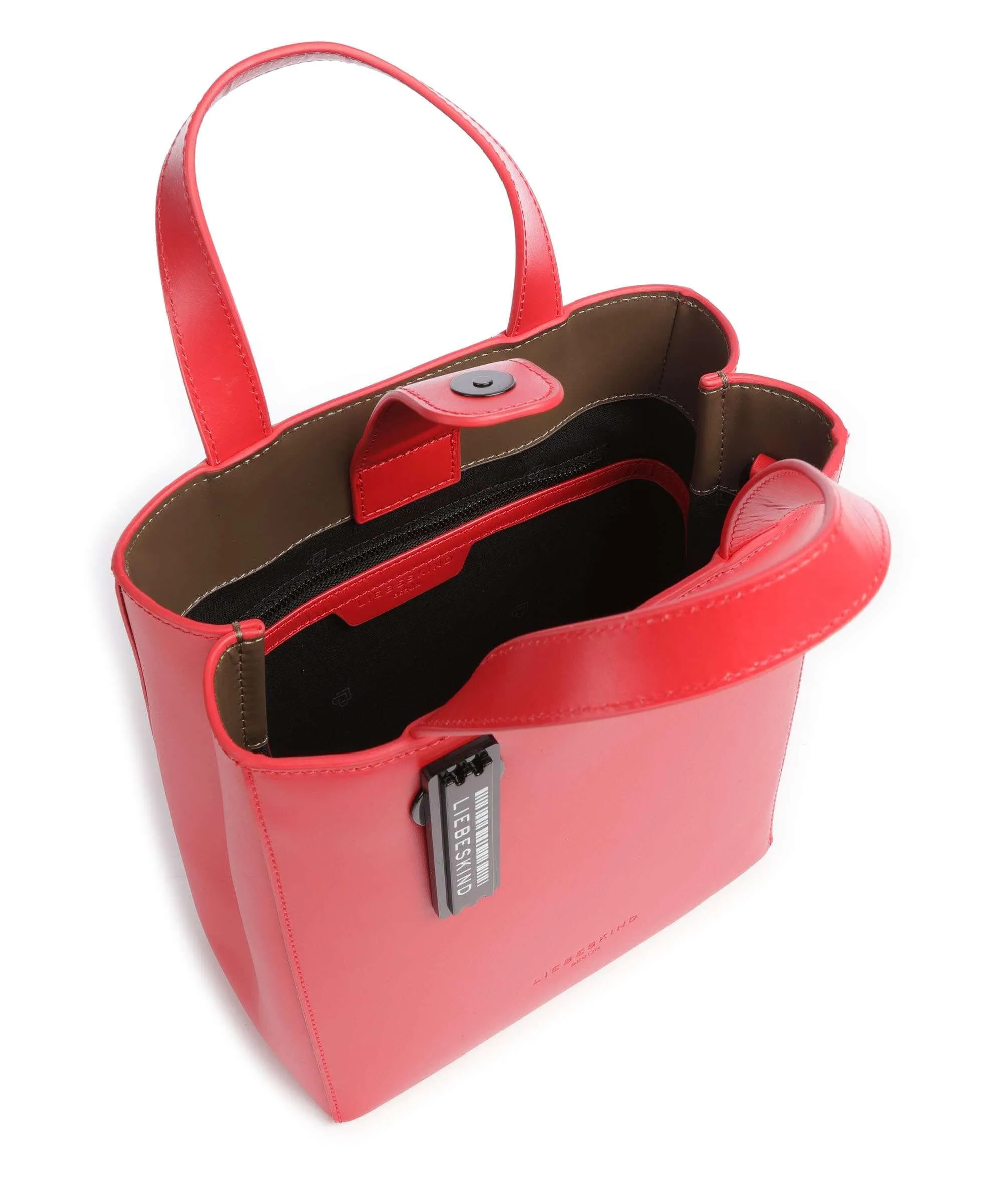  Liebeskind Paper Bag Carter S Borsa a mano pelle liscia rosso  