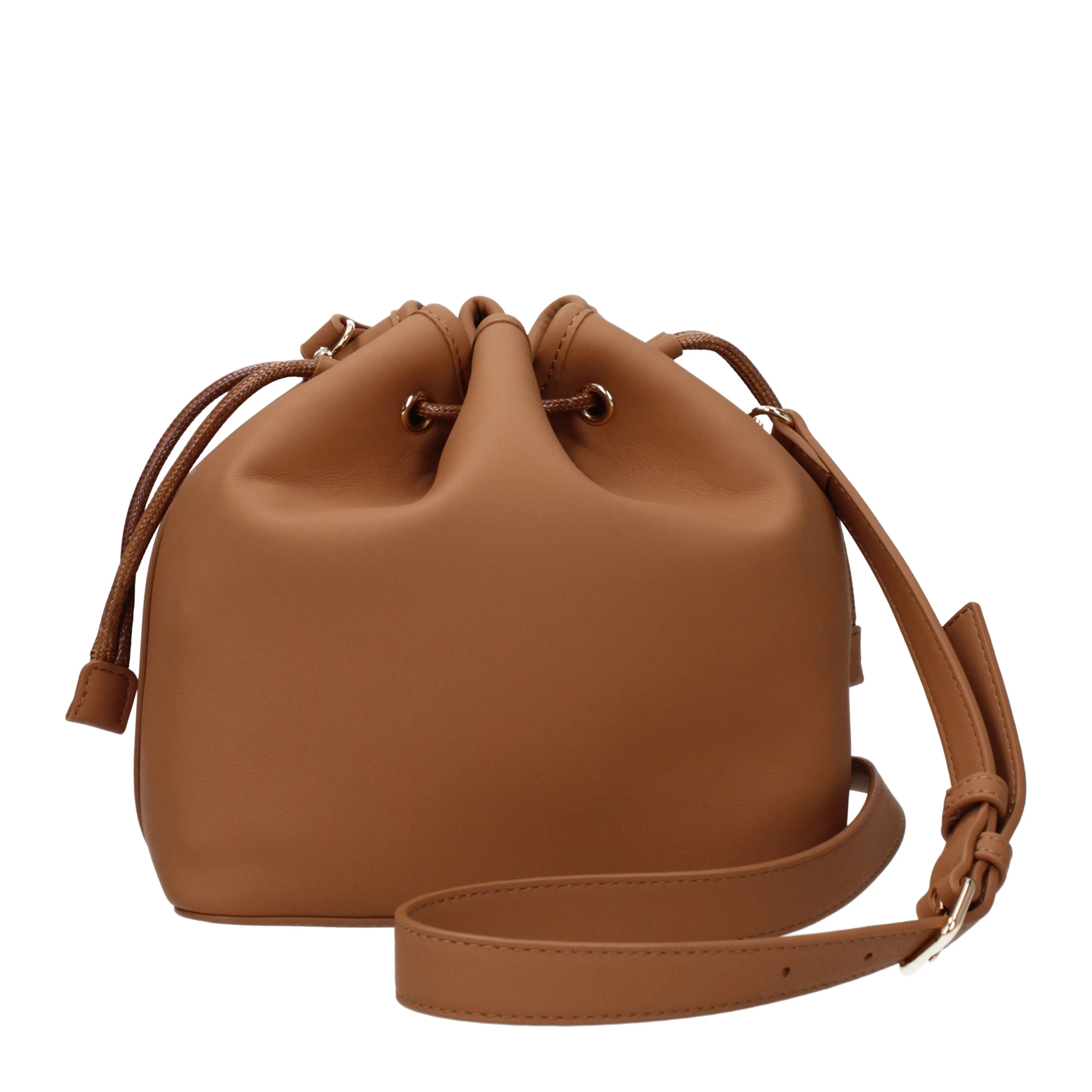 Love Moschino Borse a Tracolla Donna Poliuretano Marrone/Camel