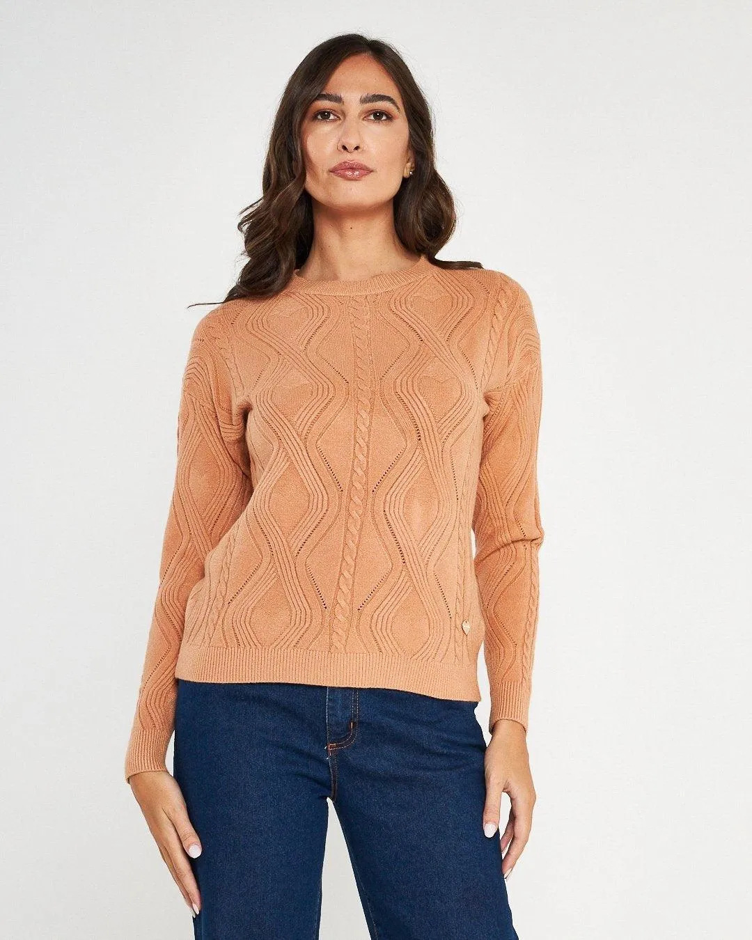 Maglia girocollo BISCOTTO