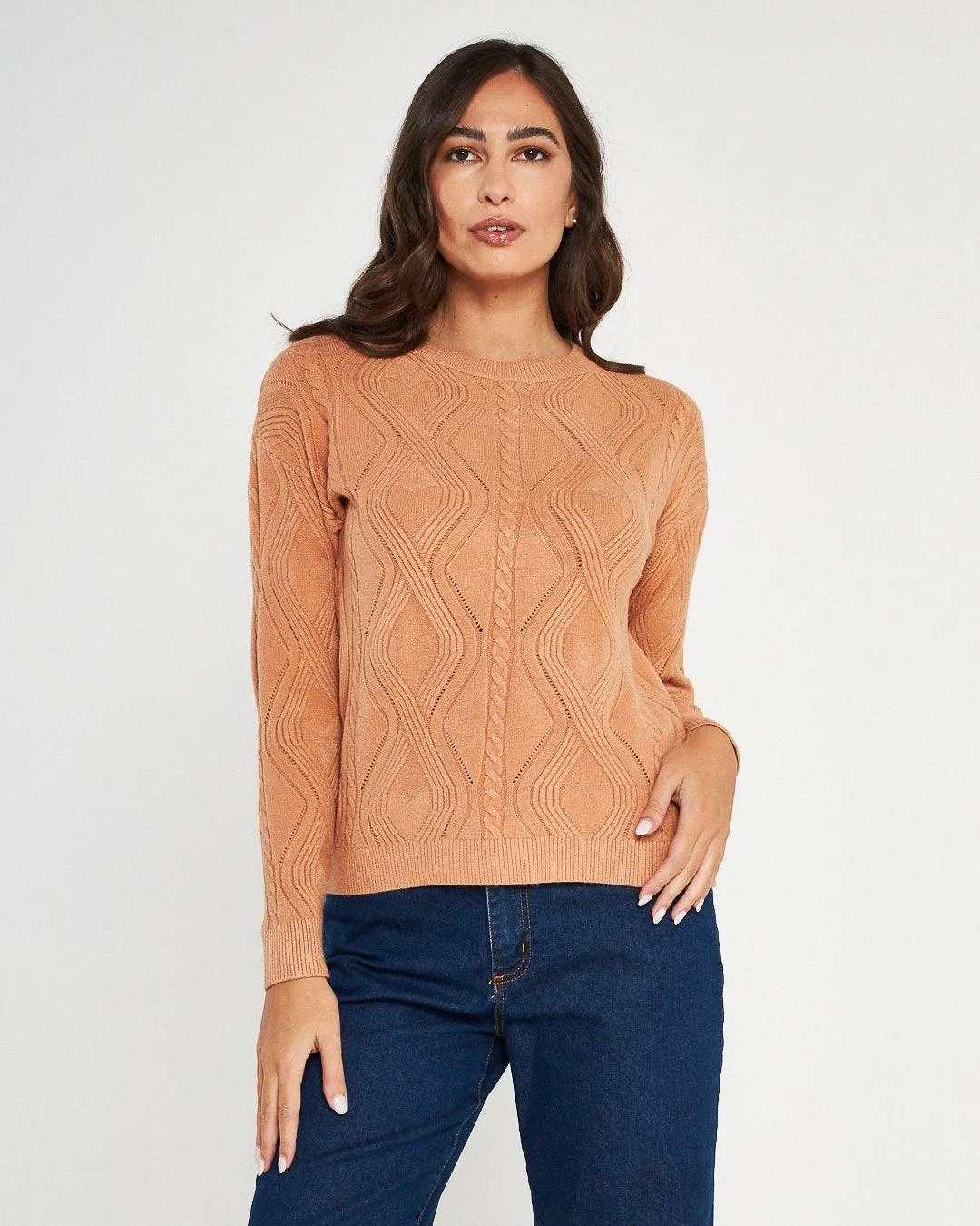 Maglia girocollo BISCOTTO