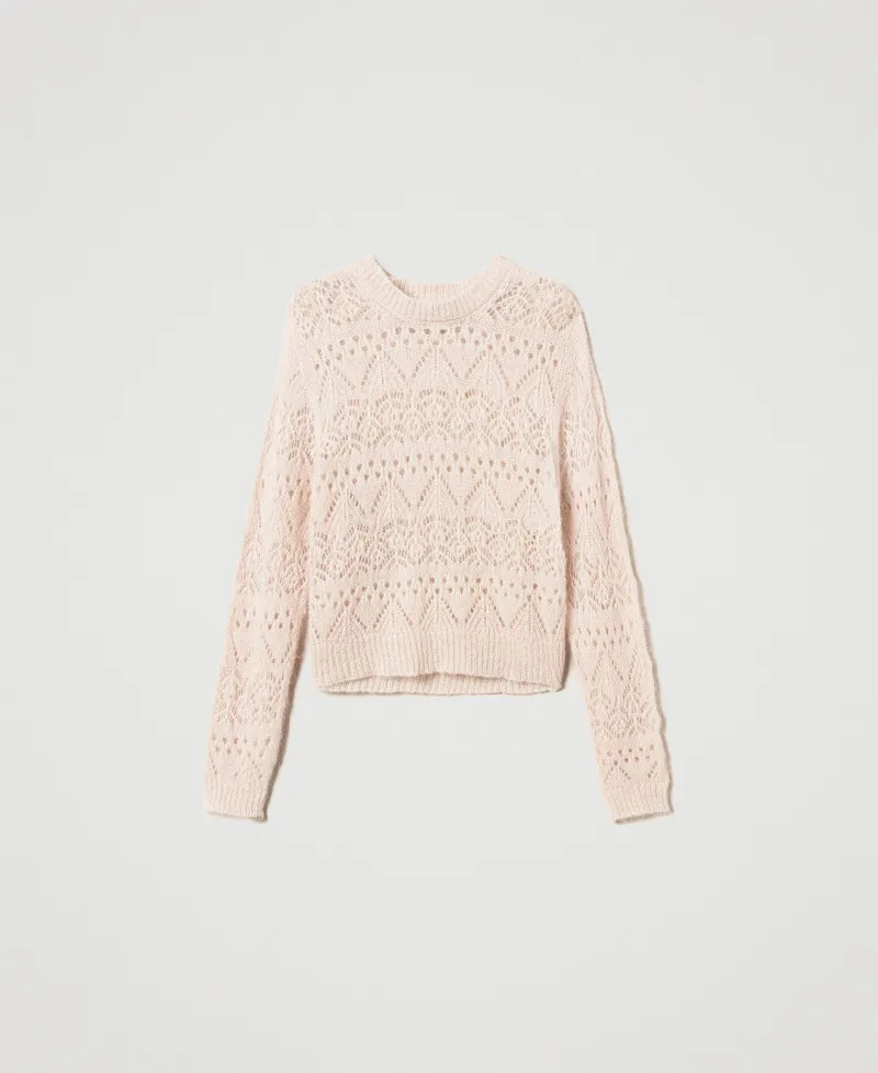Maglia in misto mohair mix di punti