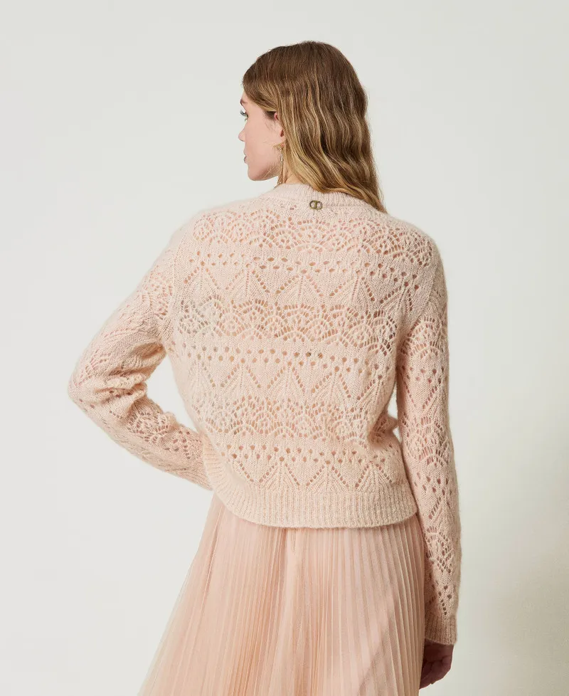 Maglia in misto mohair mix di punti