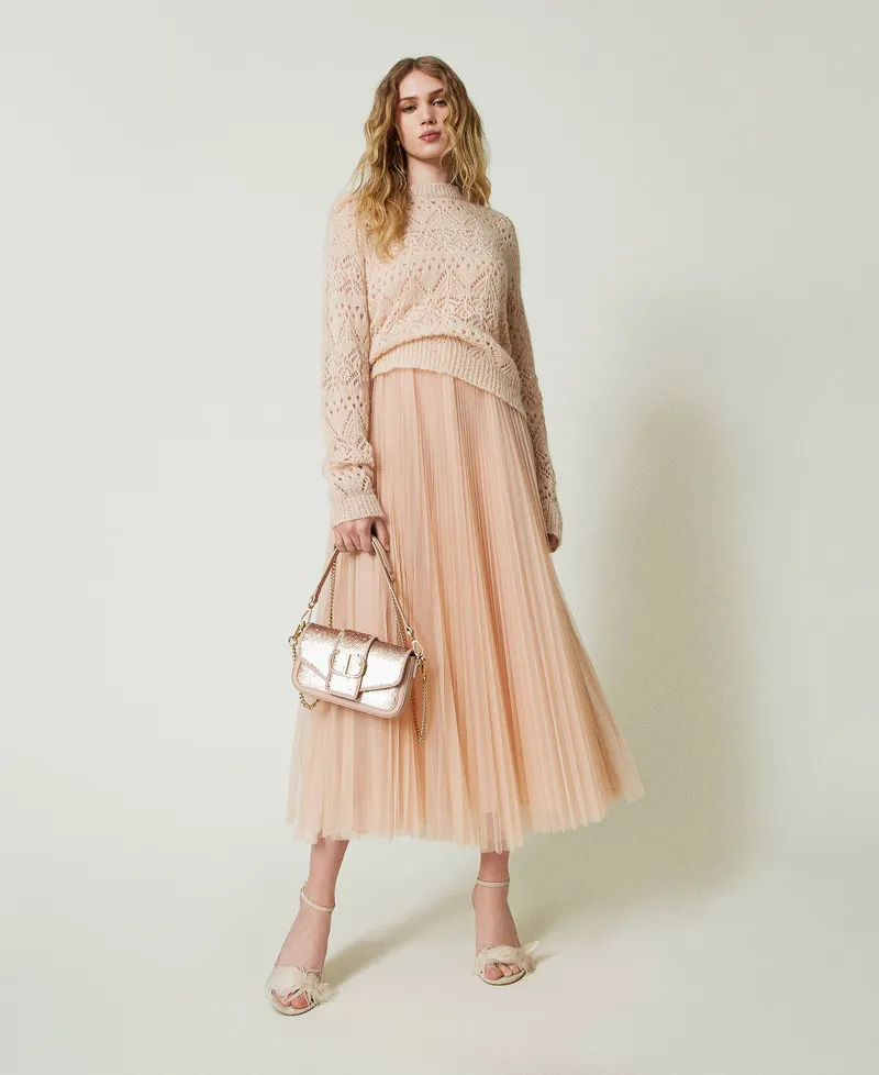Maglia in misto mohair mix di punti