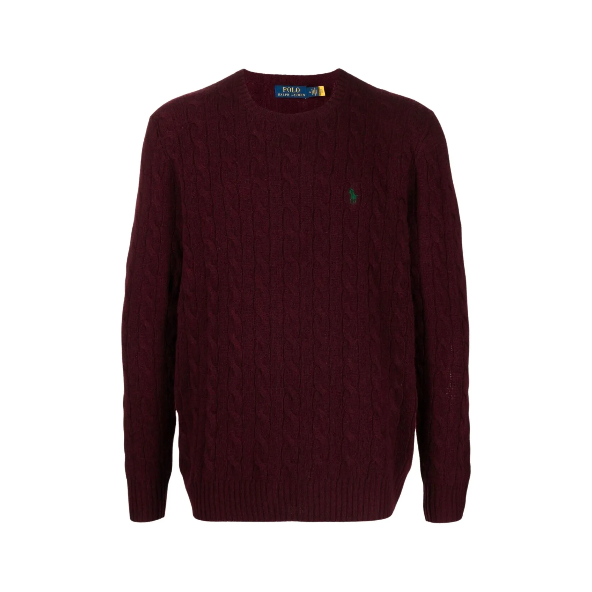Maglia Uomo intrecciata Vino