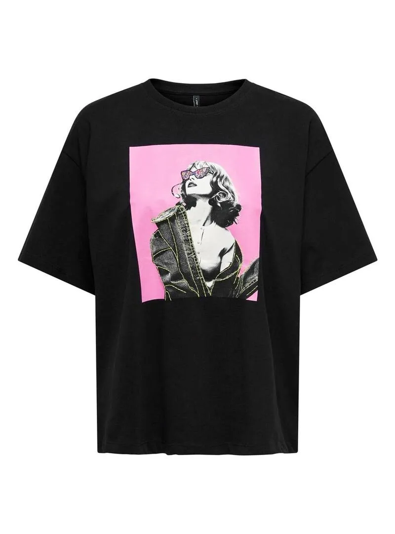Maglietta Only Halia nera per donna
