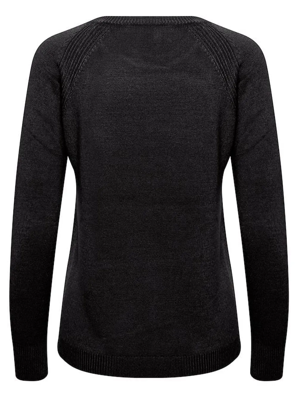 Maglione Donna puro acrilico Nero