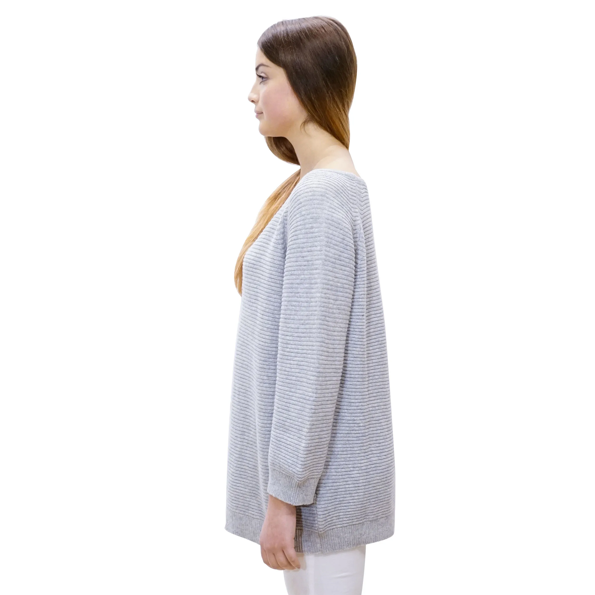 Maglione in Cashmere Scollo a Barca