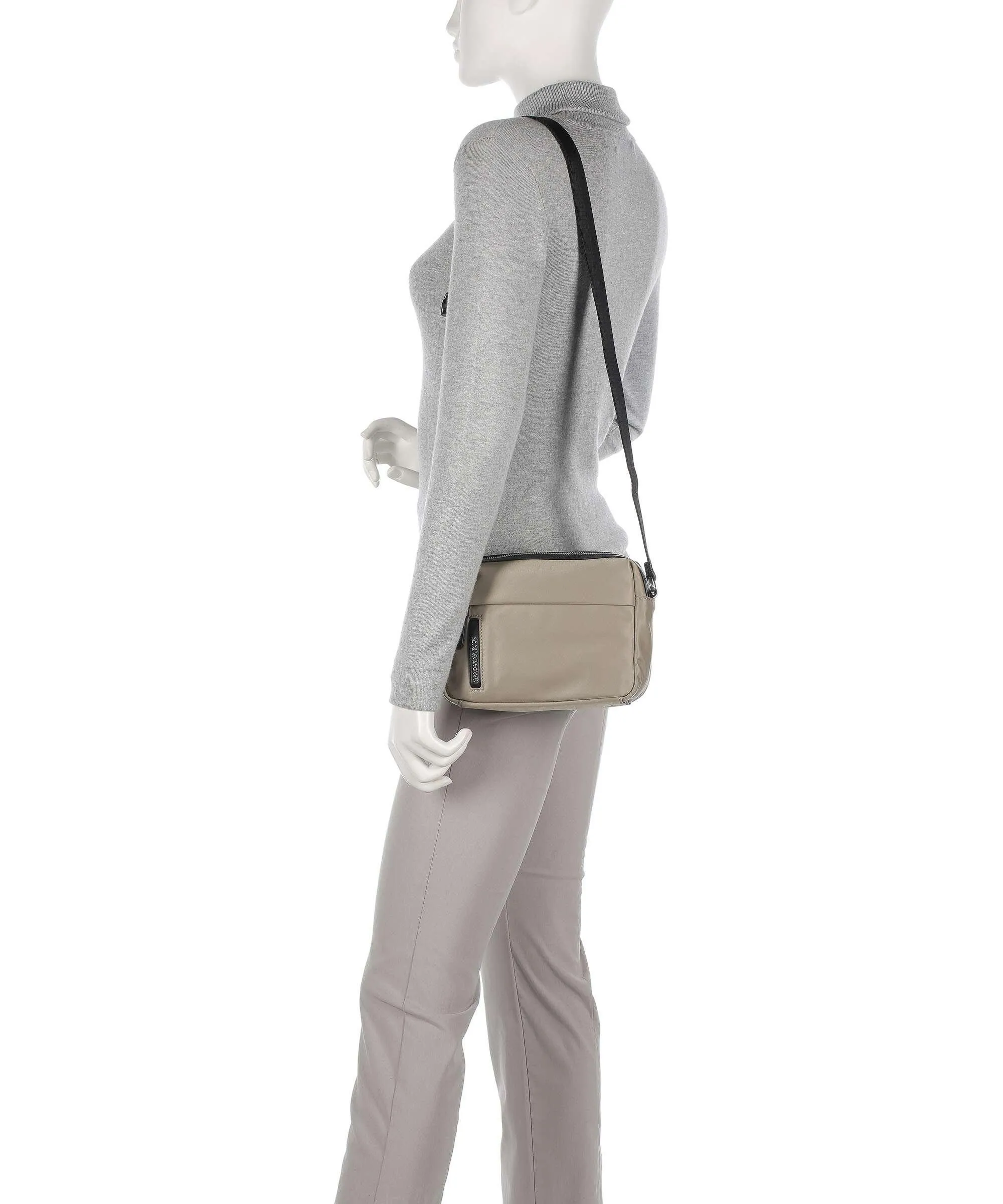  Mandarina Duck Hunter Borsa a tracolla nylon beige  