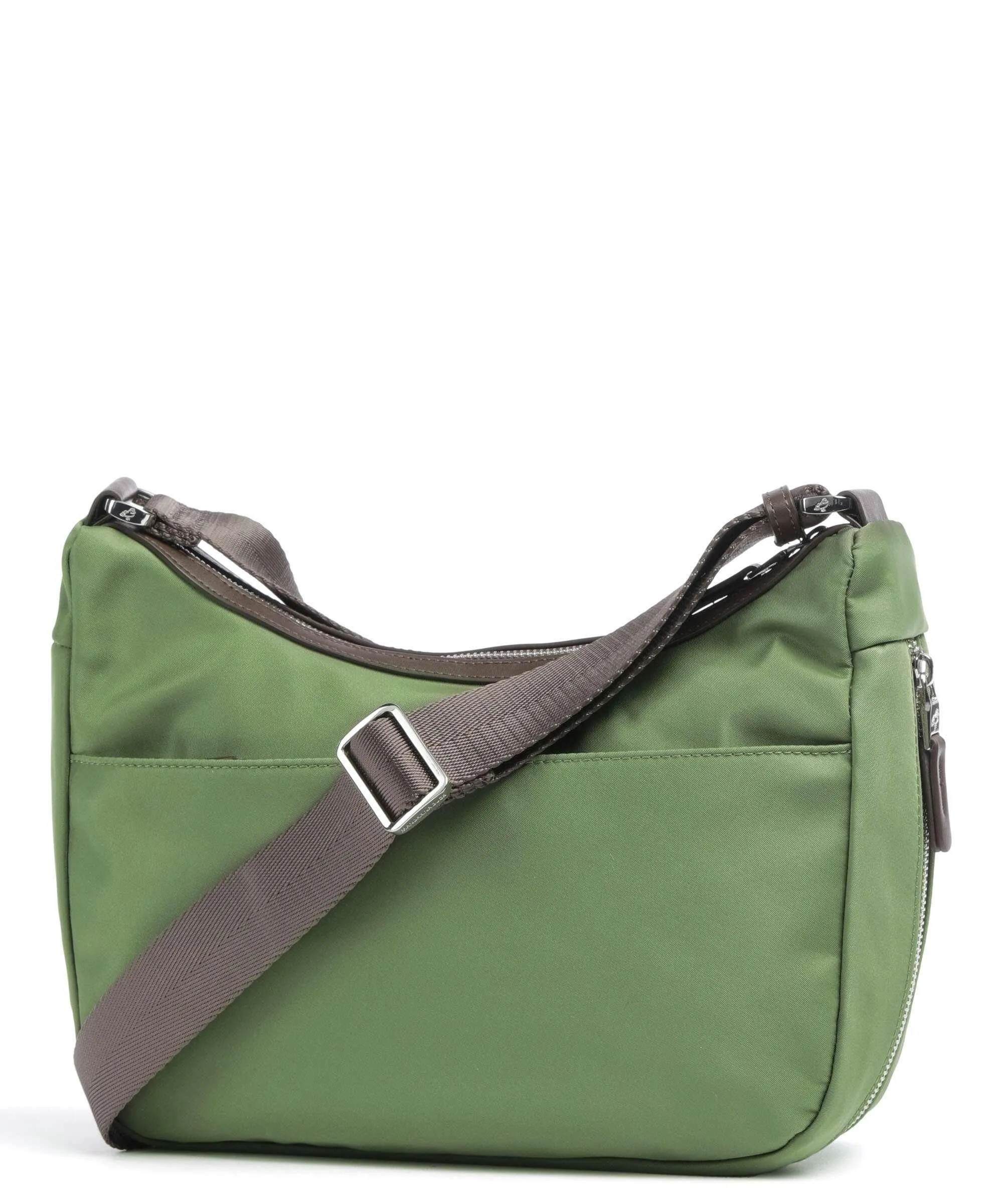  Mandarina Duck Hunter Borsa hobo nylon verde  