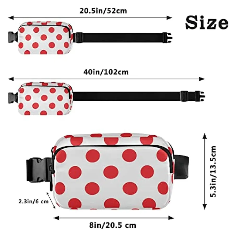 Marsupio a pois per donna uomo borsa a tracolla impermeabile ovunque borsa a tracolla borsa a tracolla borsa a tracolla alla mod
